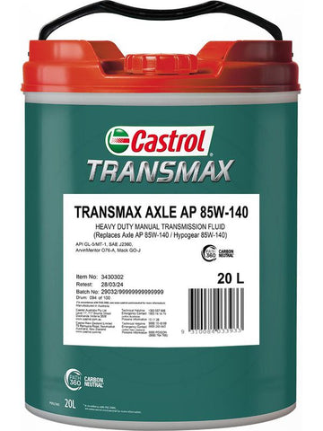 Castrol Axle AP 85W-140 Gear 20L